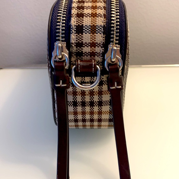Tory Burch Miller Checked Crossbody Bag - Picture 4 of 7